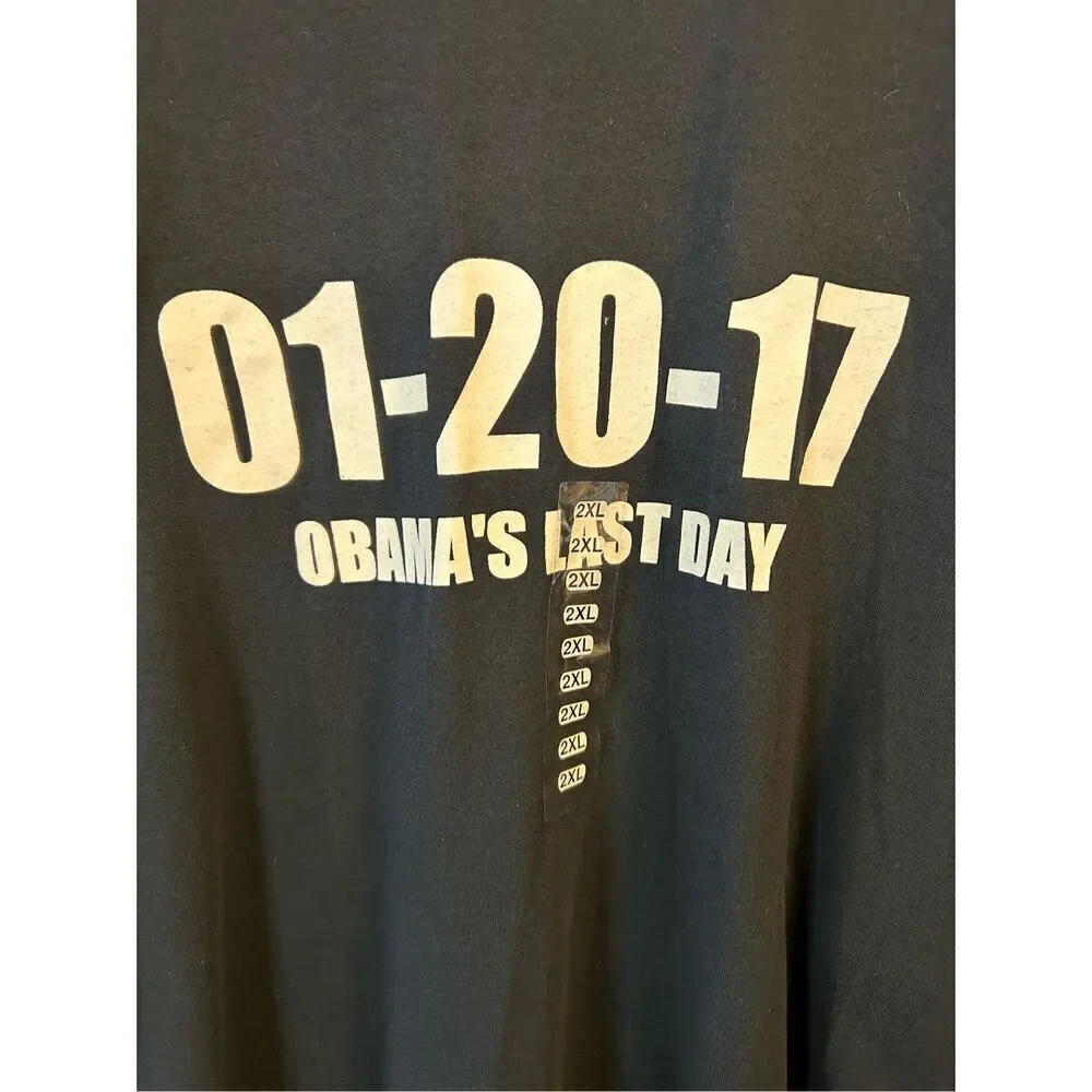 Obama's Last Day Shirt Size 2XL  Political nwt (0804)